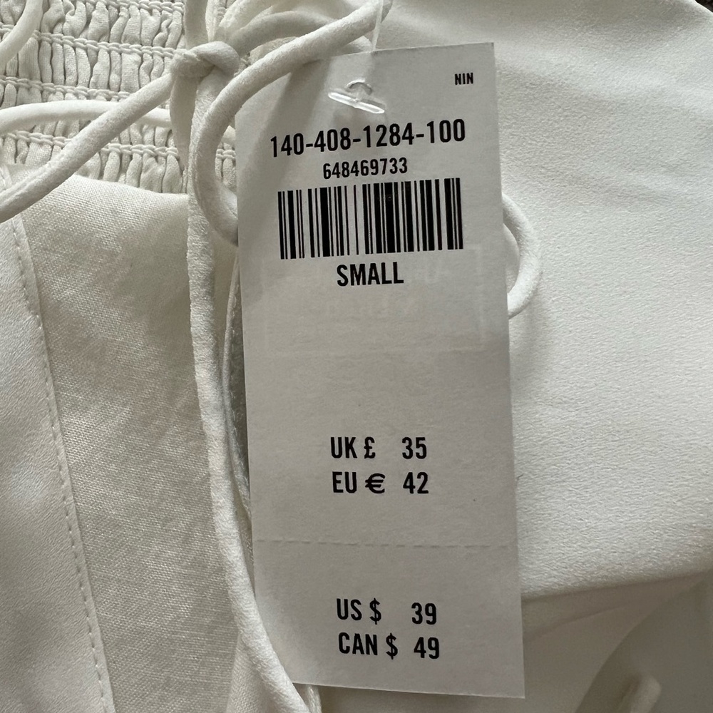 Abercrombie & Fitch Cream Satin Tank Top - Picture 4 of 4